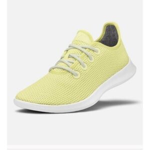 Allbirds Women's Tree Wool Runners in Kauri Canary Yellow 7